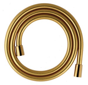 עם מחברי מתכת   PVC  צינור גמיש זהב מט 2 מ